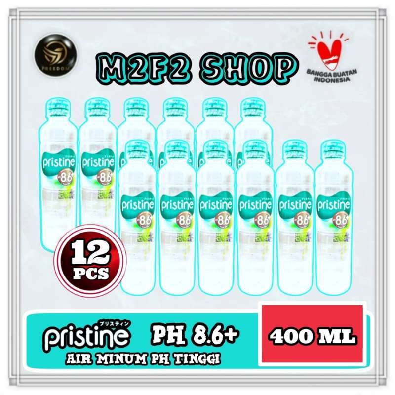 Promo Air Mineral Pristine pH8.6+ Botol Pet - 400 ml (Kemasan 12 Pcs ...