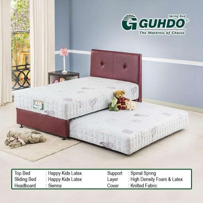 Jual Guhdo Springbed 2in1 Happy Kids Latex (fullset Hb Sienna) Di