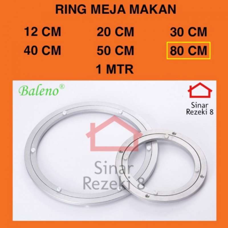 Promo Kolaher Ring Meja Putar Makan Kursi Putar Lazy Susan Rotate 80 Cm