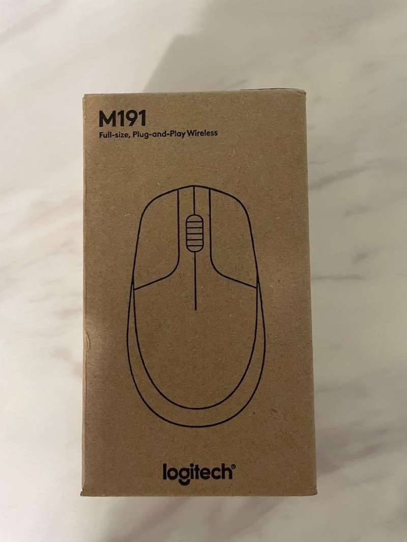 Jual Logitech M191 Wireless Full Size Mid Grey ORIGINAL Logitech Mouse ...