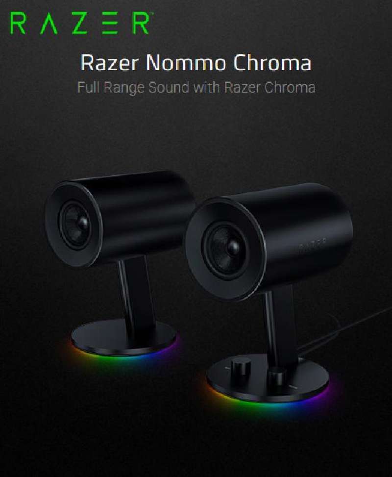 Jual Razer Nommo Chroma 2.0 Multimedia Speaker with Full Range Sound