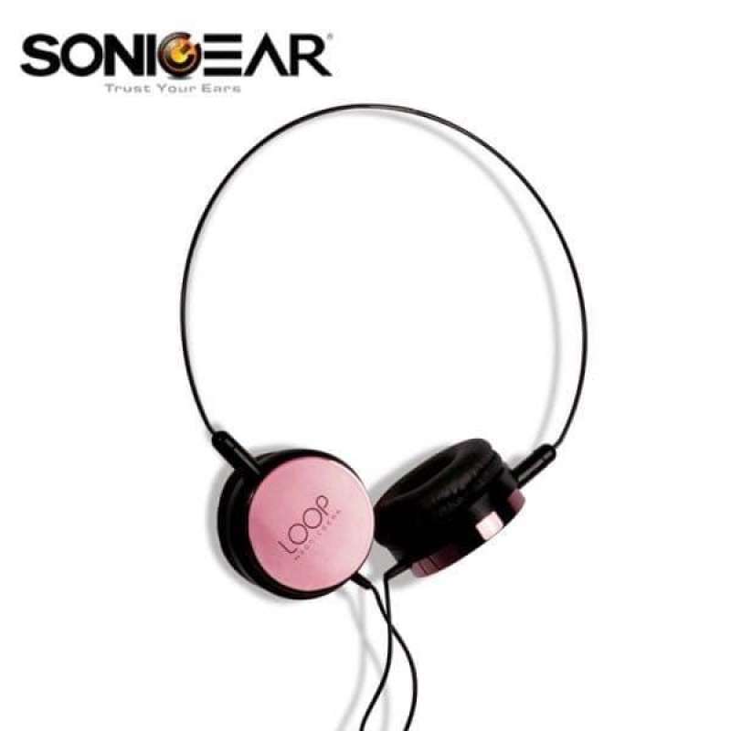 Jual Sonic Gear Loop Thin HeadBand (Headphone) Pink di Seller