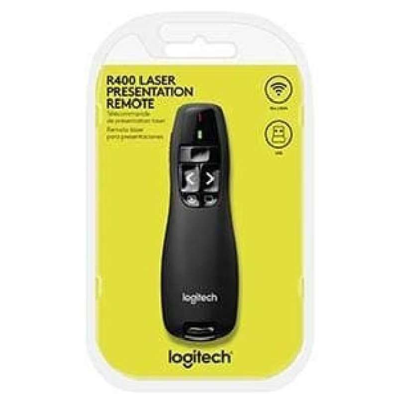 Jual Logitech Laser Pointer R400 Wireless Presenter Original di Seller