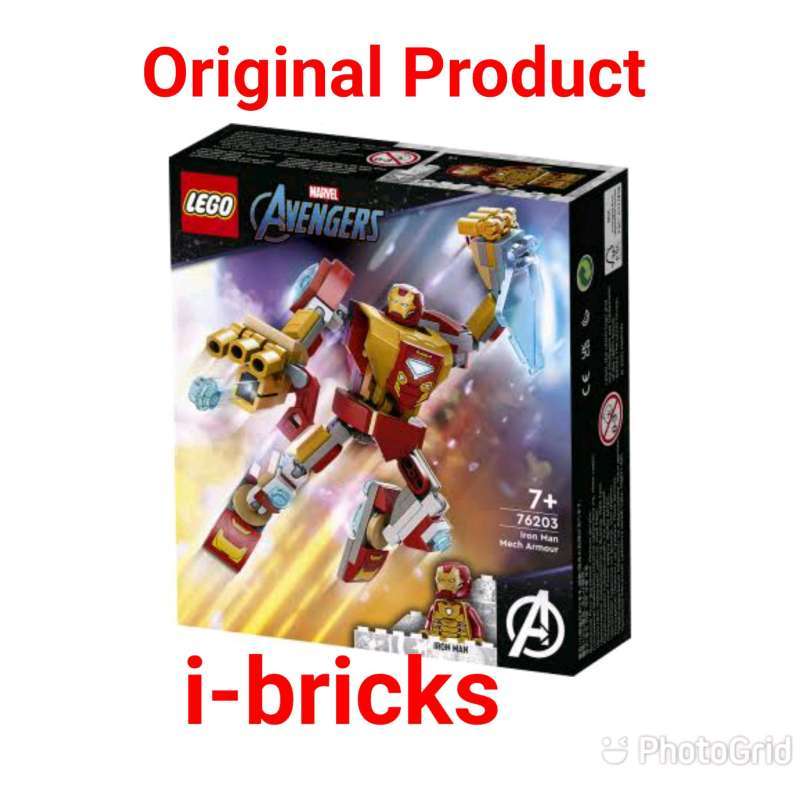 Jual LEGO Superheroes 76203 Iron Man Mech Armor di Seller IBricks