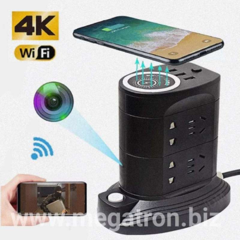 Jual Wifi Spy Camera Model Extension Cord (Bisa Wireless Charging) di