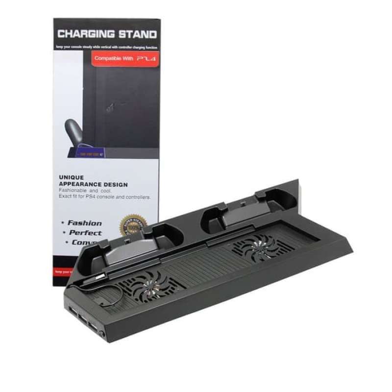 Jual Kipas Cooling Fan Dual Charging Vertical Stand Dock PS4 FAT di