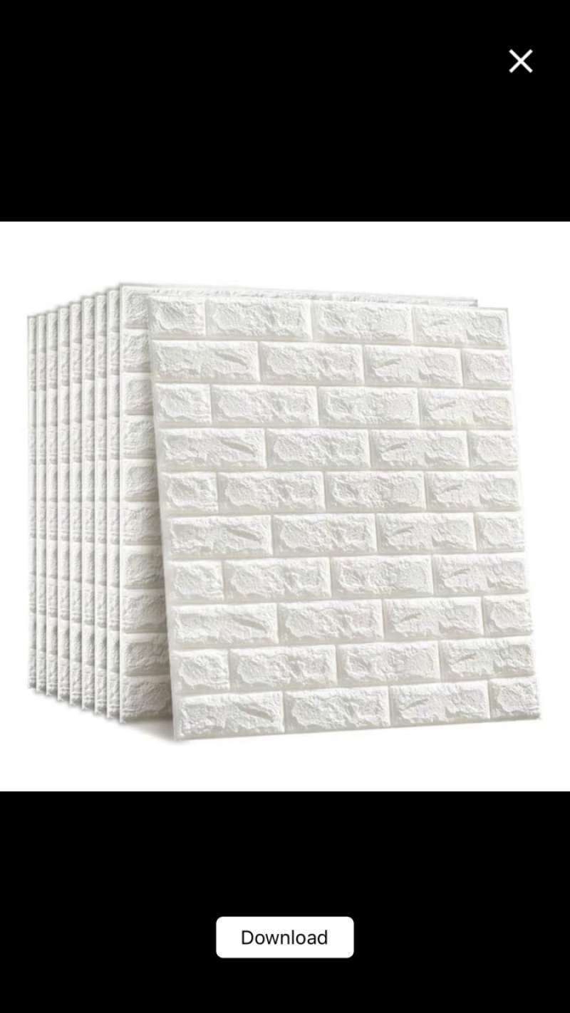 Promo Wallpaper form brick bata putih Diskon 5% di Seller JEFRI SEPATU ...