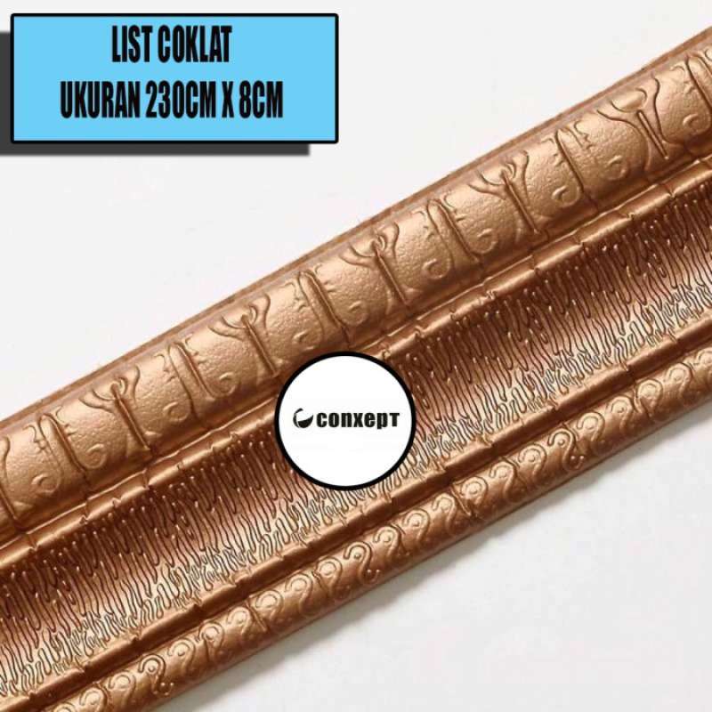 Jual Cx Wallpaper Coklat Tosca Foam 3d Wallborder Foam 3d Stiker ...