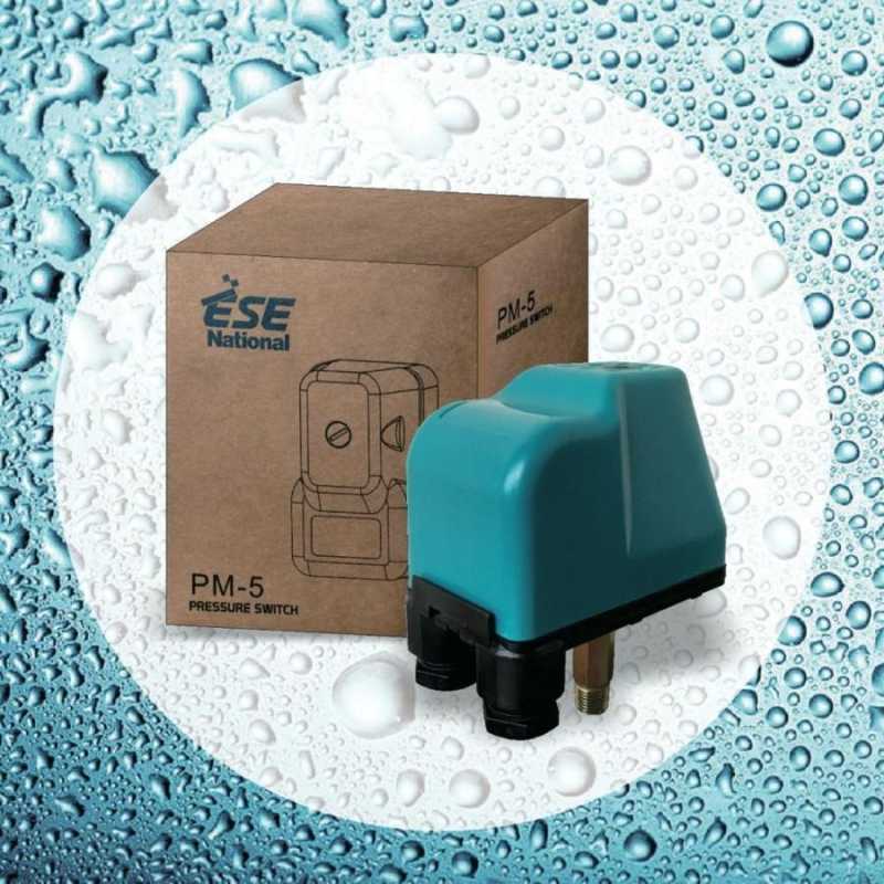 Jual ESE NATIONAL Pressure Switch PM5 Otomatis Semi Jet Pump Pompa