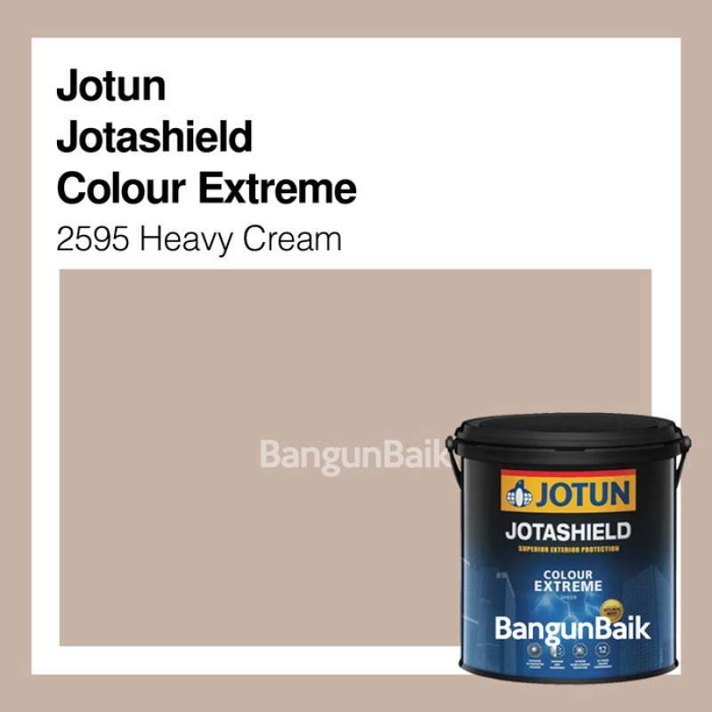 Promo Jotun Jotashield Colour Extreme 2.5L 2595 Heavy Cream Diskon 17