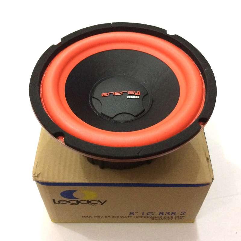 Promo Legacy Energy LG 8382 Double Voice Coil Bass Indoor Speaker Subwoofer Mobil [8 Inch