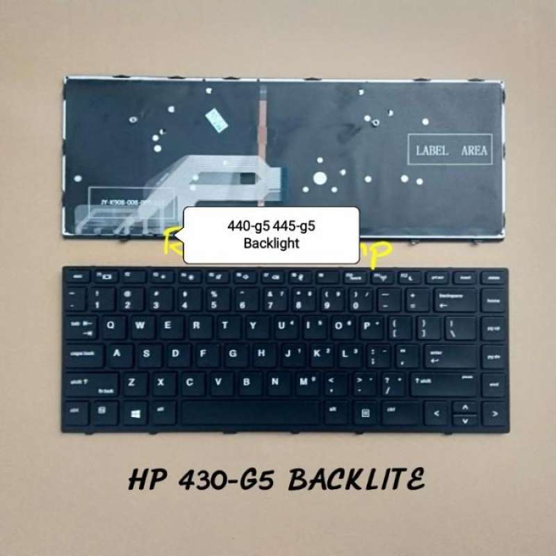 Jual KEYBOARD HP PROBOOK 430G5 440G5 445G5 BACKLIGHT di Seller