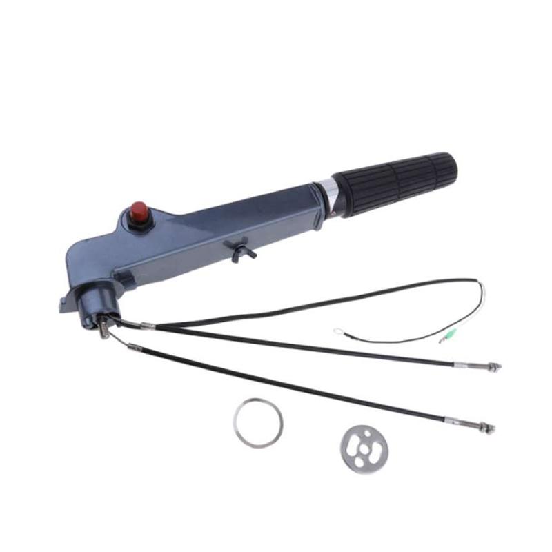 Jual Outboard Tiller Arm Steering & Cable & Kill Switch For Yamaha 15hp