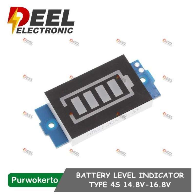 Jual BATTERY LEVEL INDICATOR MODULE TYPE 4S 14.8V - 16.8V FOR BATTERY ...