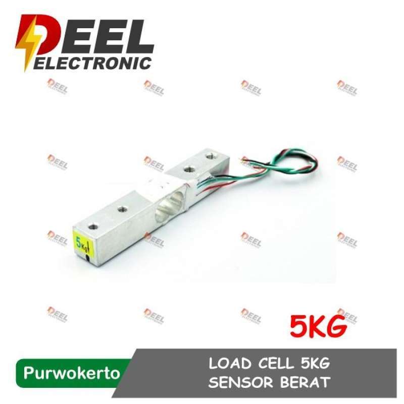 Jual SENSOR TIMBANGAN 5KG LOAD CELL WEIGHT SENSOR LOADCELL STRAIN GAUGE ...