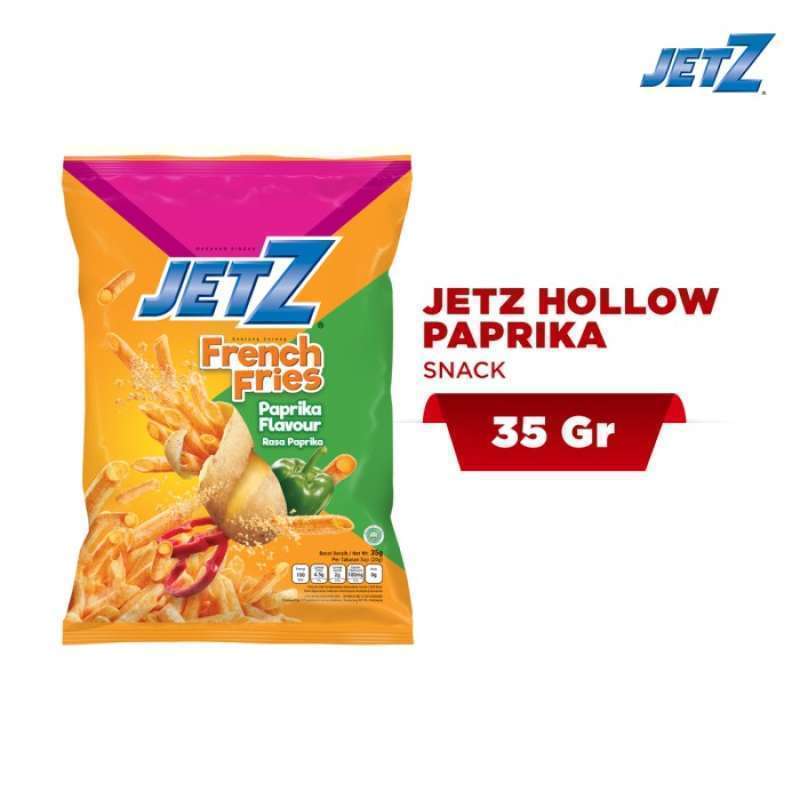 Promo JETZ French Fries Snack Rasa Paprika 35 Gr Diskon 7 di Seller
