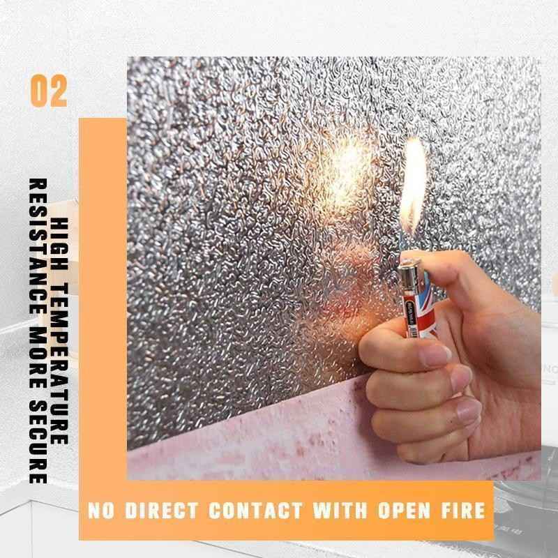 Jual Alumunium Foil Wallpaper Stiker Dinding Gold Dan Silver Embos