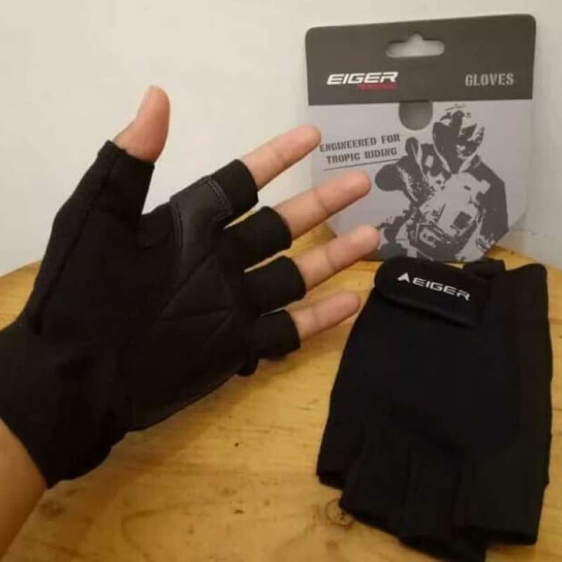 Promo sarung tangan eiger new riding glove basic half sarung tangan