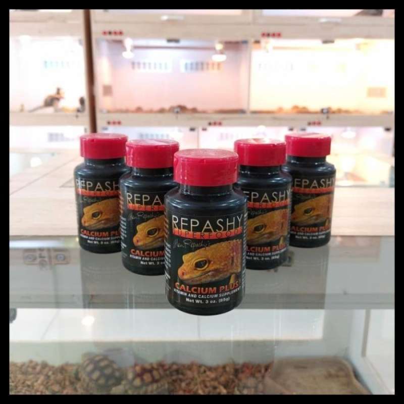 Promo Repashy Calcium Plus Vitamin Reptil Kura Sulcata Kadal Gecko
