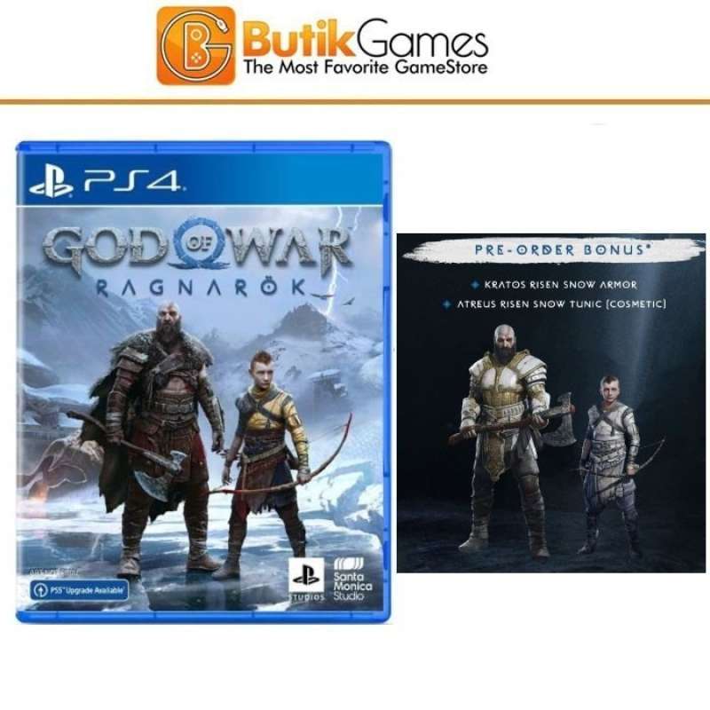 Jual GOW God of War Ragnarok PS4 di Seller Butikgames - Toko My Butik ...