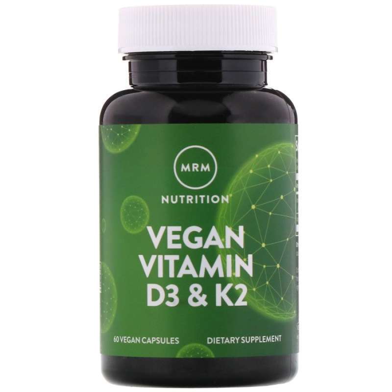 Promo MRM, Vegan Vitamin D3 & K2, 62.5 mcg (2,500 IU), 60 Vegan