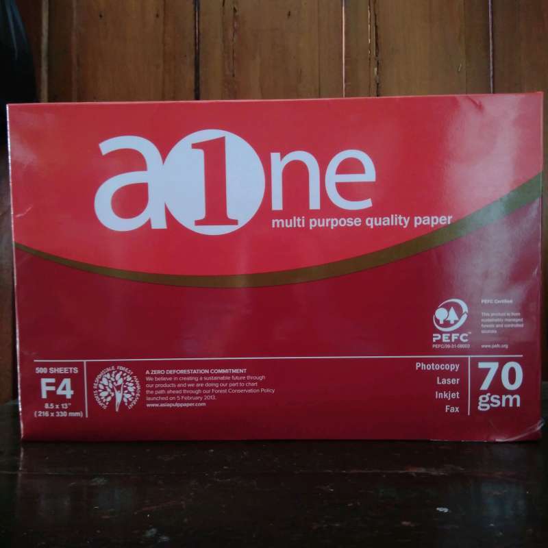 Jual Kertas Hvs F4 Aone Ukuran Folio Per Rim Di Seller Giazuma Media ...