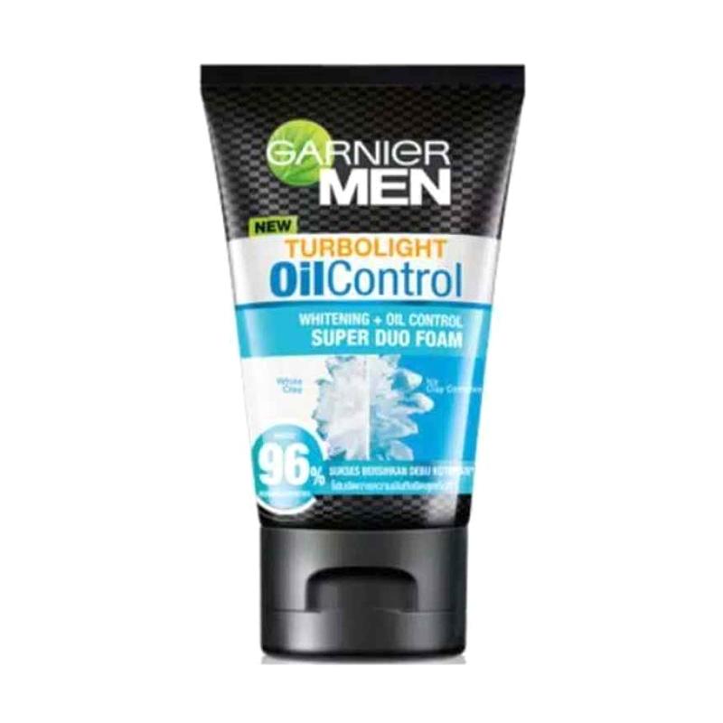 Jual Garnier Men Natural Turbo Light White + Oil Control Face Wash [100