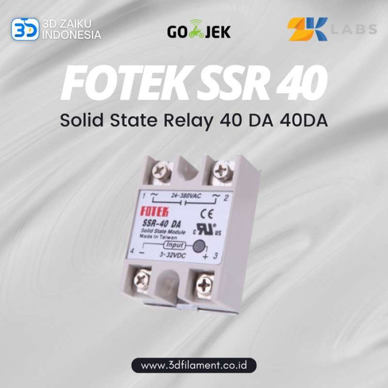 Promo Fotek SSR Solid State Relay SSR 40 DA SSR 40DA Diskon 49% di ...