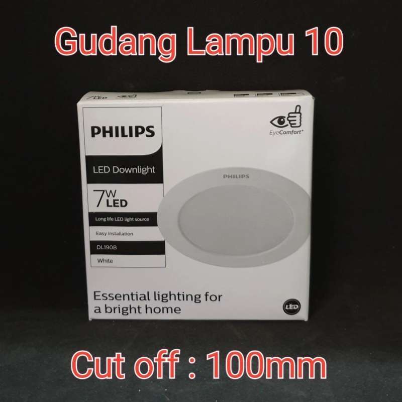Jual Lampu Downlight LED Philips Eridani 7 Watt DL190B di Seller Gudang