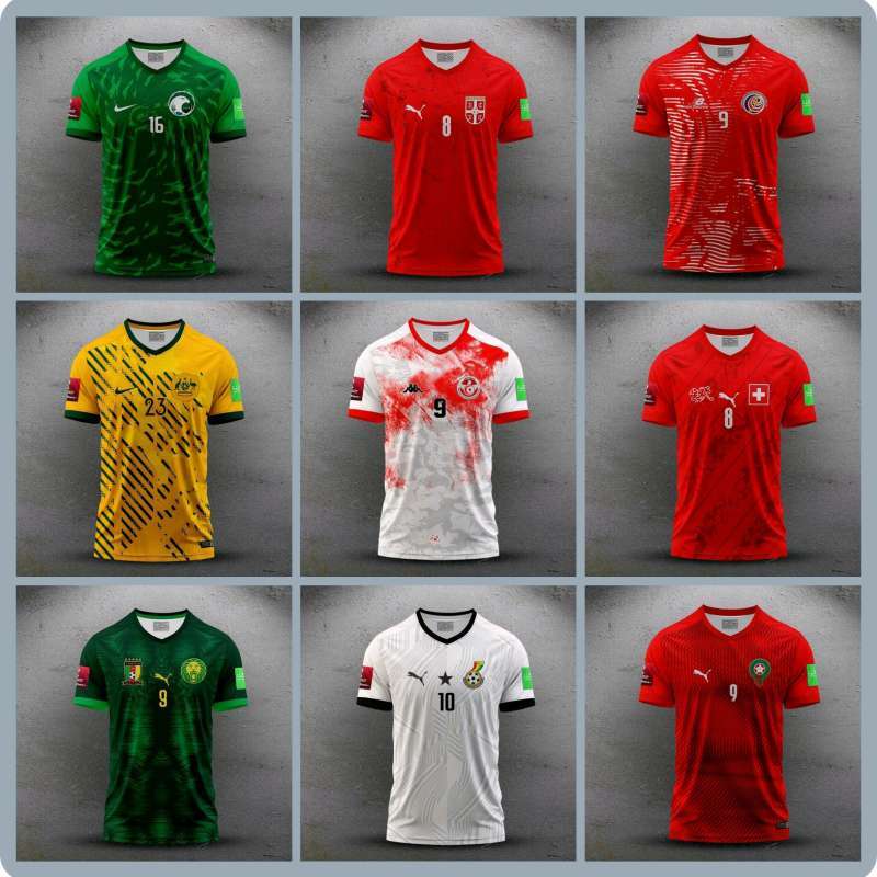 Promo Jersey sepakbola piala dunia Qatar 2022 ( gratis request nama