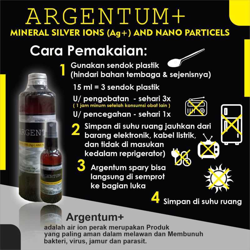 Jual Air Ion Perak 15 Ppm, Argentum+, Ionic Silver Water, Aip ...