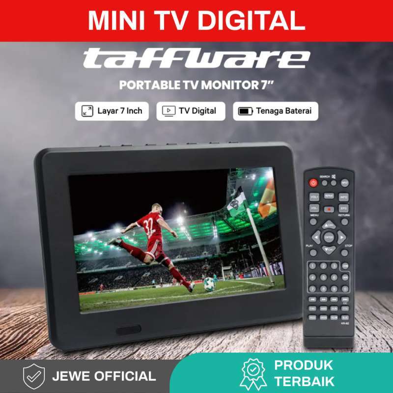 Promo Pocket Digital TV Portable 7 inch Monitor DVBT2 LCD TV Digital
