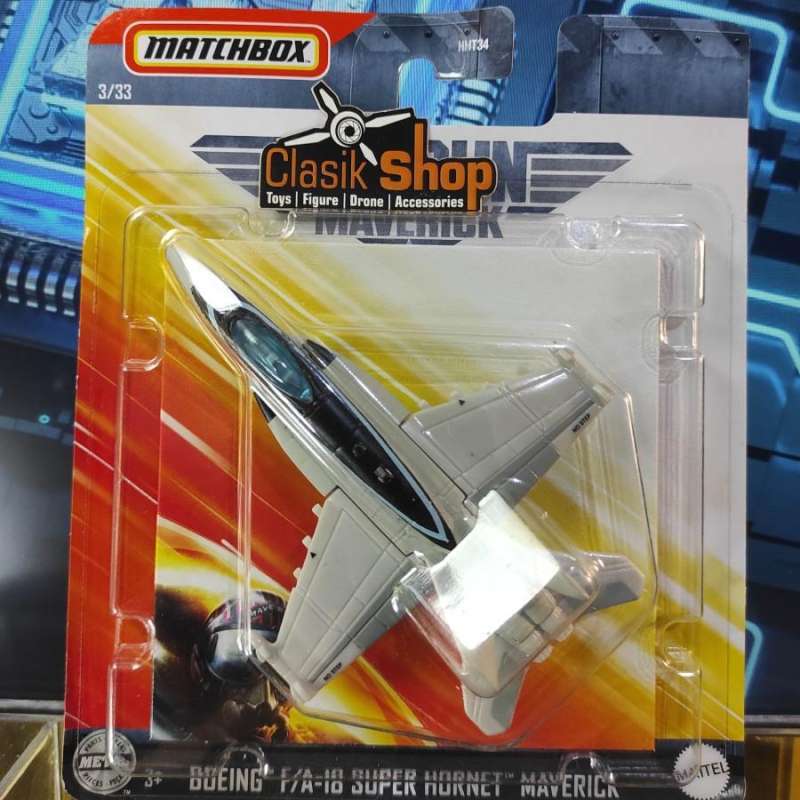 Jual Matchbox Top Gun Maverick Boeing f/a18 Super Maverick di