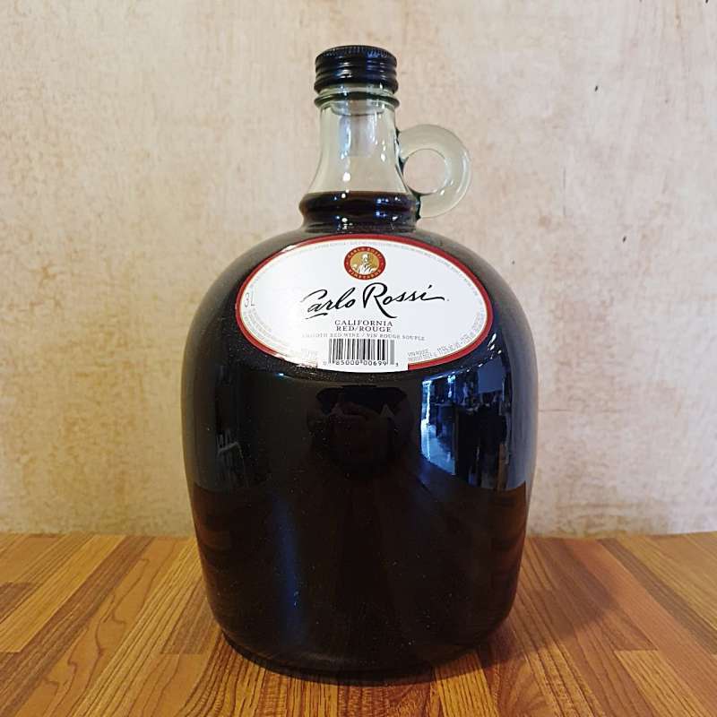 Jual Carlo Rossi Original Giant Bottle California Red Rouge Wine USA