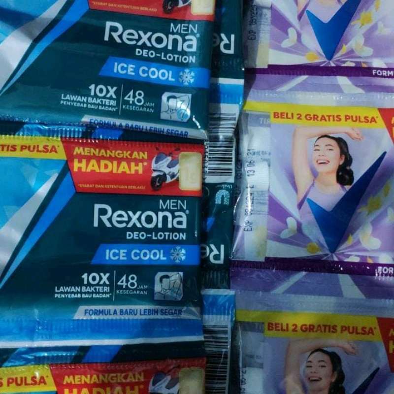 Promo REXONA MEN WOMEN RENCENG ISI 12 SACHET DEODORANT Diskon 10% di ...