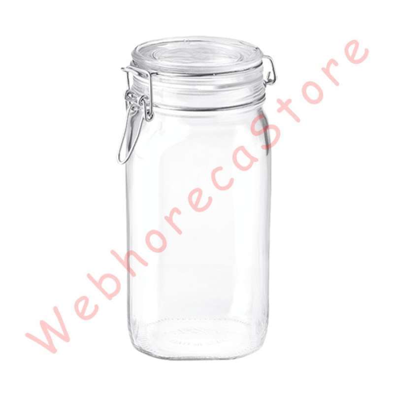 Jual Bormioli Rocco Fido Jar 1.5L Seal Clear Lid/ Toples Kaca Kedap