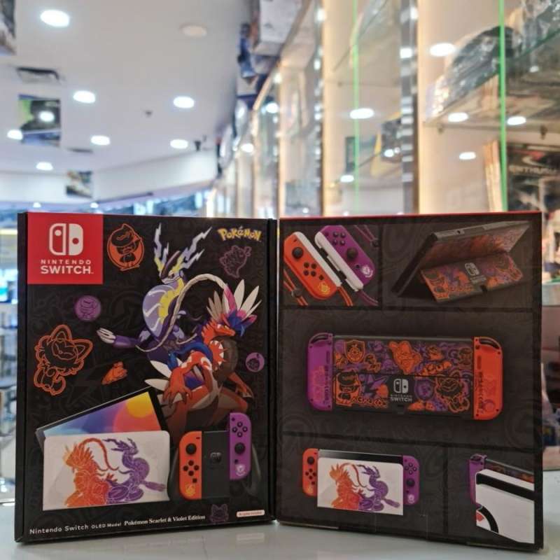 Jual Nintendo Switch Oled Pokemon Scarlet & Violet Edition Di Seller