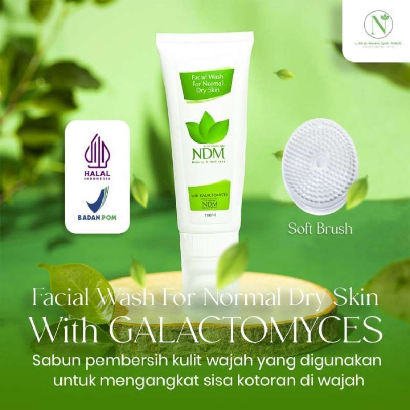 Promo Facial Wash Oily & Acne Prone Skin + Sikat Ndm Wajah Minyak