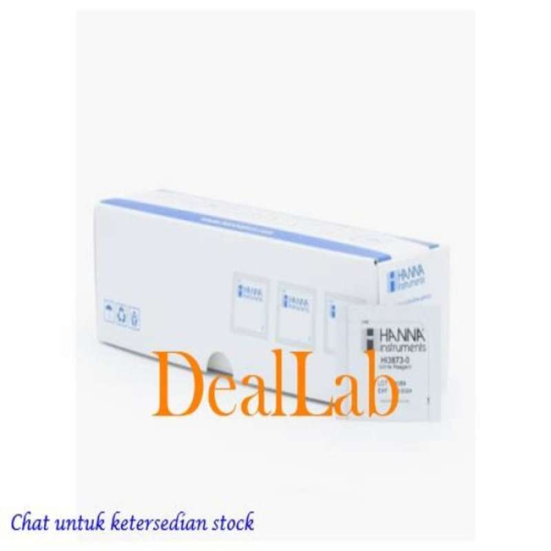 Promo HANNA HI3873100 Nitrite Test Kit Replacement Reagents 100 tests