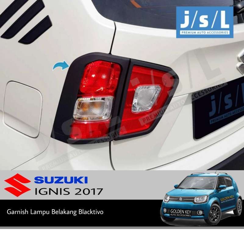 Jual Suzuki Ignis Tail Lamp Garnish/Garnish Belakang Blacktivo di