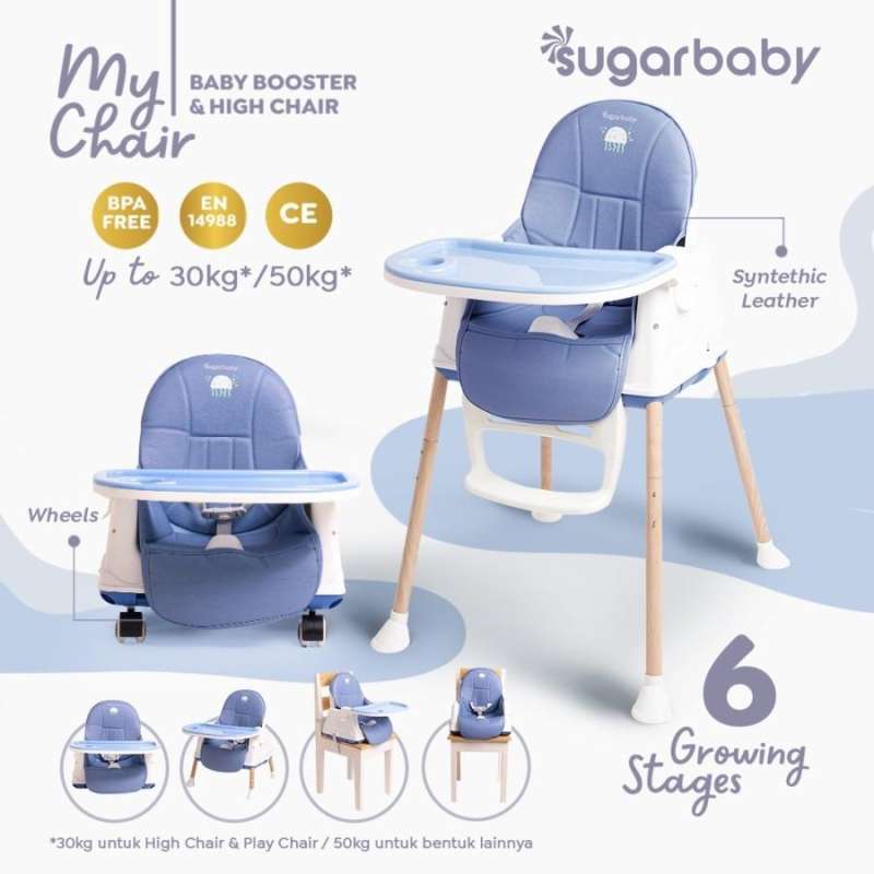 Jual Sugar Baby My Chair Baby Booster & High Chair Booster Seat + Table