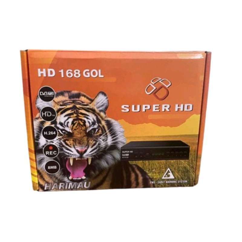 Jual STB SET TOP BOX HARIMAU MACAN SUPER HD168GOL HD 168 GOL TV DIGITAL