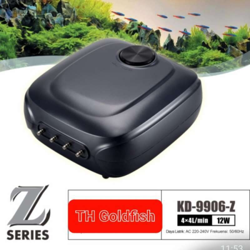 Promo Pompa Aerator 4 Cabang Kandila Kd 9906 Z, Air Pump Aerasi