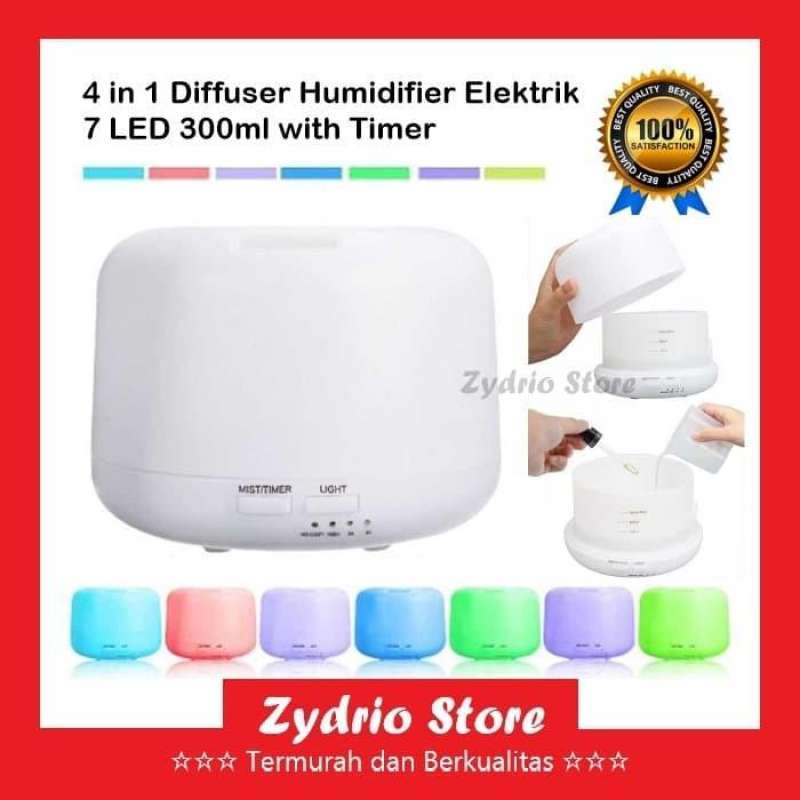 Jual 7 LED Air Humidifier Diffuser / Aromatherapy Difuser / Air
