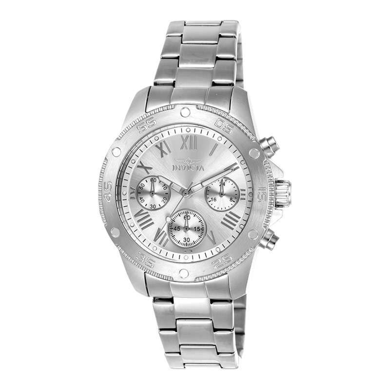 Promo INVICTA Wildflower 21730 Chronograph Silver Dial Stainless Steel