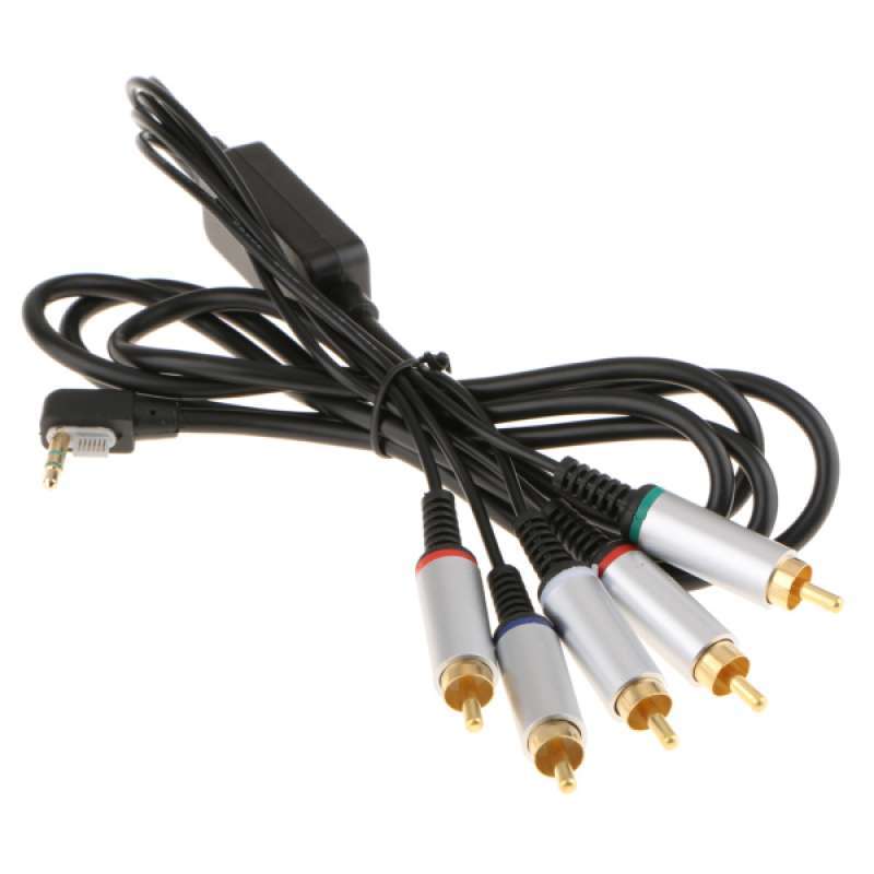 Jual 1.5 Meters 4ft Av Video Game Cable Cord Audio Color Difference ...