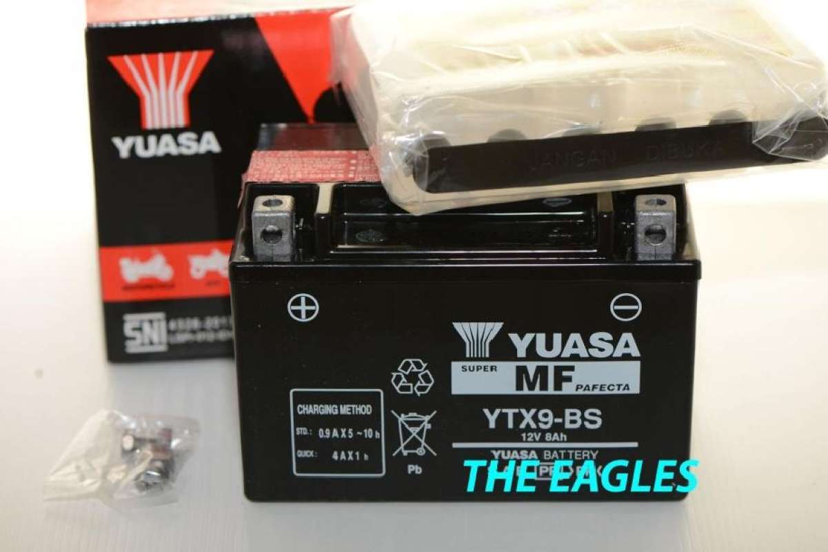 Jual Aki Motor Yuasa YTZ5S accu battery baterai kering MF maintenance