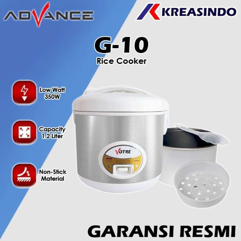Jual ADVANCE Votre G10 G10 Penanak Nasi Rice Cooker electric 1.2 liter di Seller KREASINDO