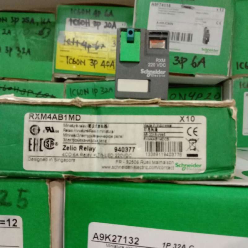 Promo Relay Schneider Rxm4Ab1Md 220Vdc Diskon 23% di Seller SENTRA ...