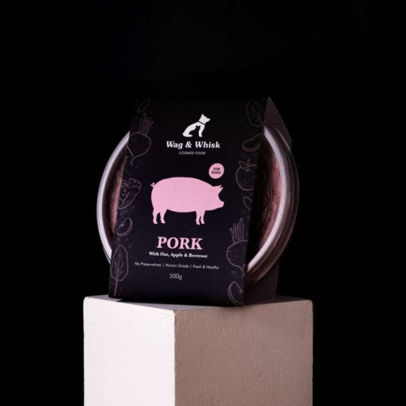 Jual Wag And Whisk Pork Cooked Food For Dogs di Seller DENTA PET SHOP
